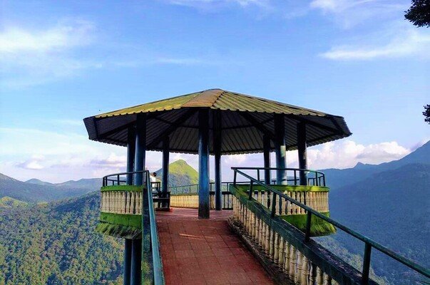 Wayanad hill station, ghat view point, v