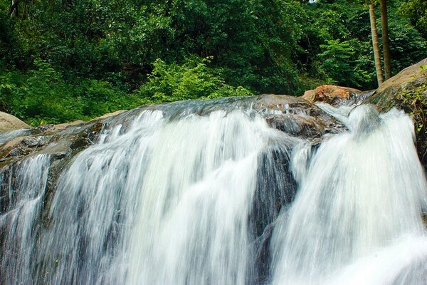 Waterfalls and Lake in Kollam