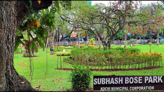 parks in ernakulam, subhash bose park