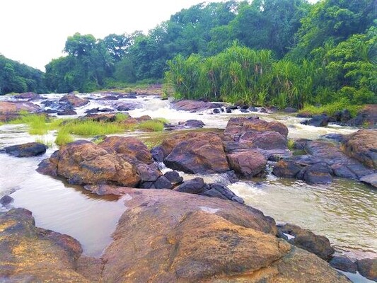 waterfalls in kollam, vattathil waterfalls