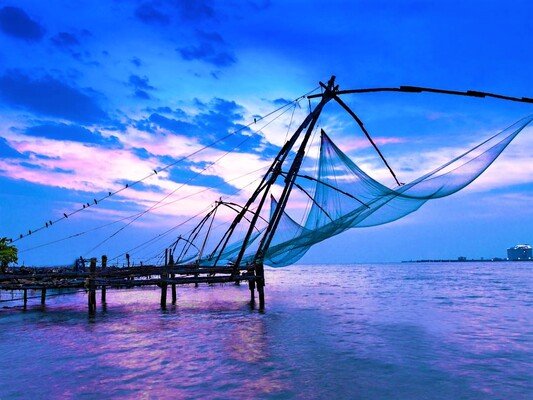 places to visit in ernakulam, places to visit in kerala, chinese fishing net